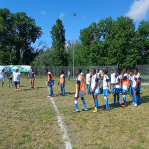 con la squadra Le Tre Rose Rugby