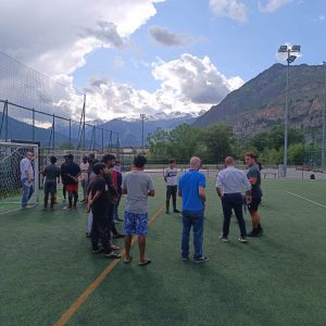 in campo con i Richiedenti Asilo di Bussoleno