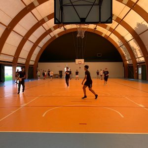 allenamento a Padova con una classe prima dell'Istituto Bernardi